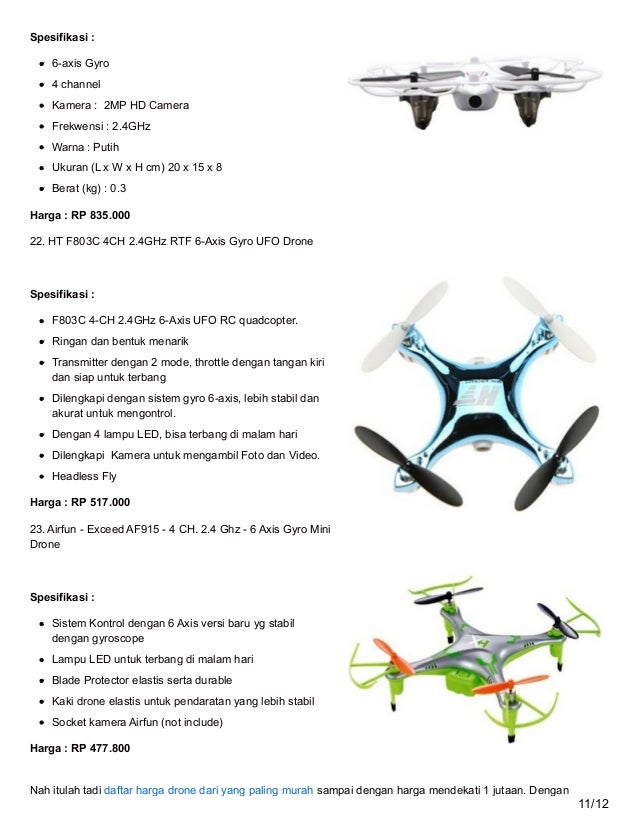 20 + Drone Dengan Harga Murah Dibawah 1 Jutaan