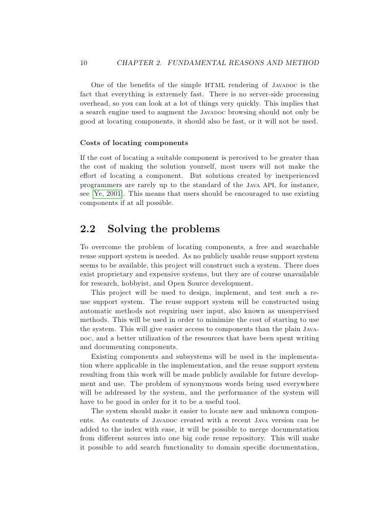 masters thesis a reuse