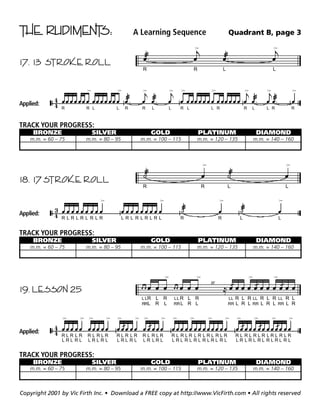 Rudimentsequence B | PDF