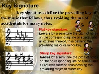 Key Signature Shape Rudiments of Music | PPTX