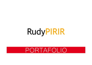 Rudy pirir portafolio2015