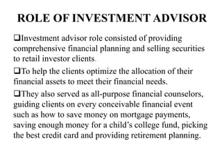 Rudy wong , investment advisor
