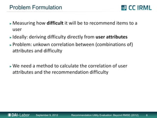 Modeling Difficulty in Recommender Systems