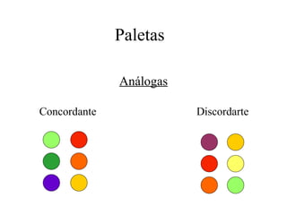 Paletas Análogas Concordante   Discordarte 