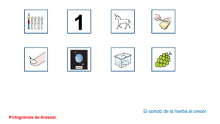 El sonido de la hierba al crecer
Pictogramas de Arasaac