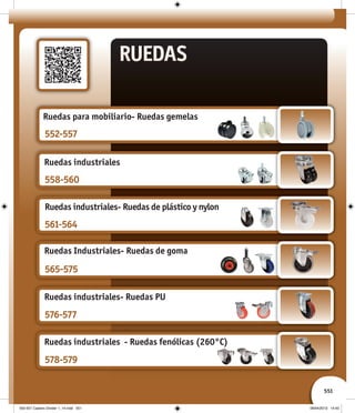 Moss Express Ruedas industriales y para mobiliario | PDF