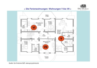 > Die Ferienwohnungen: Wohnungen V bis VII <




                                  VI



                                                      V


                                              VII




Quelle: Gut Grubnow GbR, www.gut-grubnow.de
 