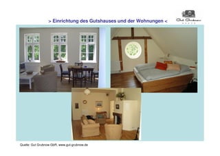 > Einrichtung des Gutshauses und der Wohnungen <




Quelle: Gut Grubnow GbR, www.gut-grubnow.de
 