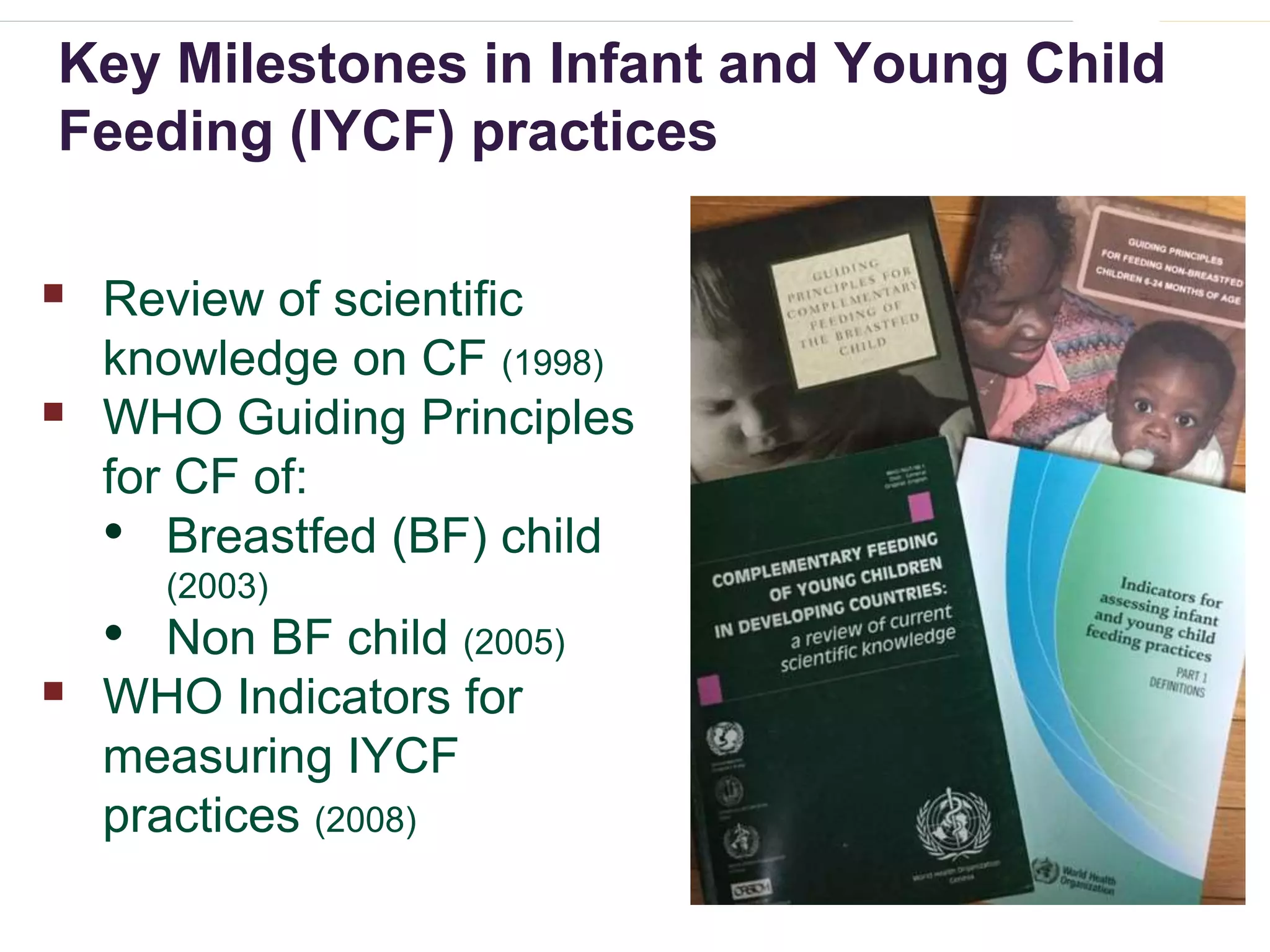 Measuring Infant and Young Child Complementary Feeding Practices | PPTX