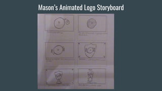 Mason’s Animated Logo Storyboard
 