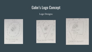 Gabe’s Logo Concept
Logo Designs:
 