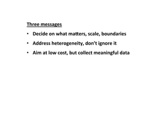 Rufino Informed sampling for targeting mitigation Nov 10 2014