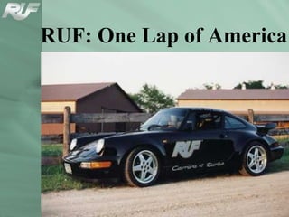 RUF: One Lap of America 