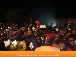 e

Rufisque en fête: Une foule immense au jardin public

 
