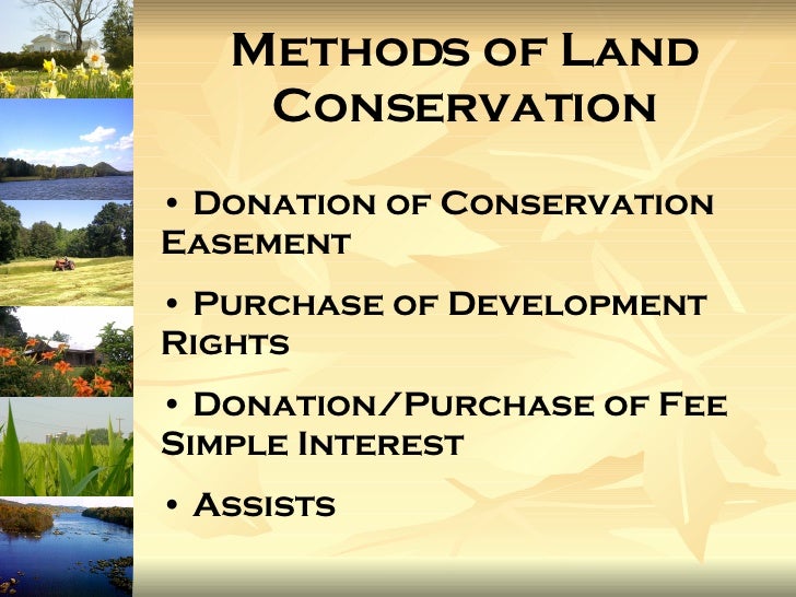 Rufty Senior Center The Importance Of Land Conservation