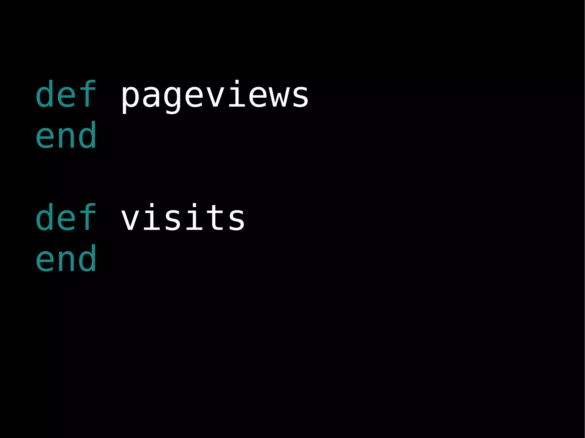 Rugalytics | Ruby Manor Nov 2008