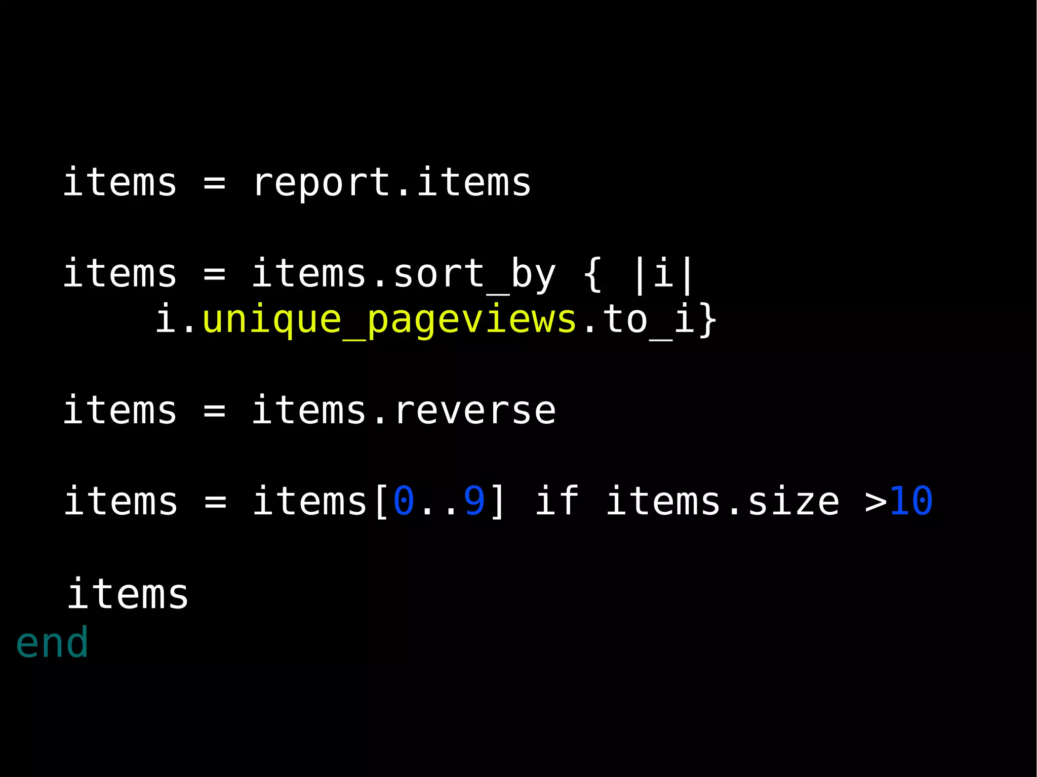 Rugalytics | Ruby Manor Nov 2008