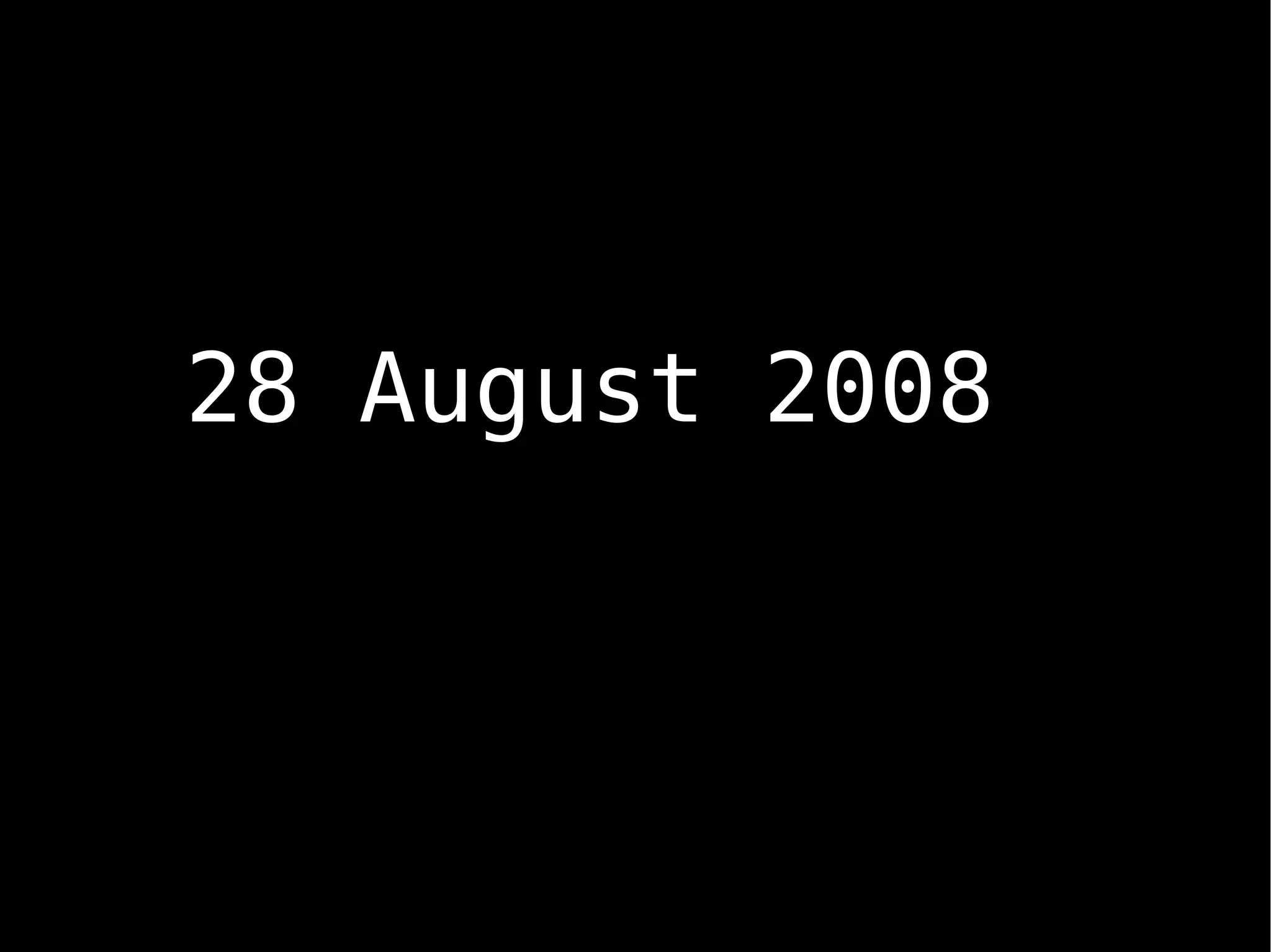 Rugalytics | Ruby Manor Nov 2008