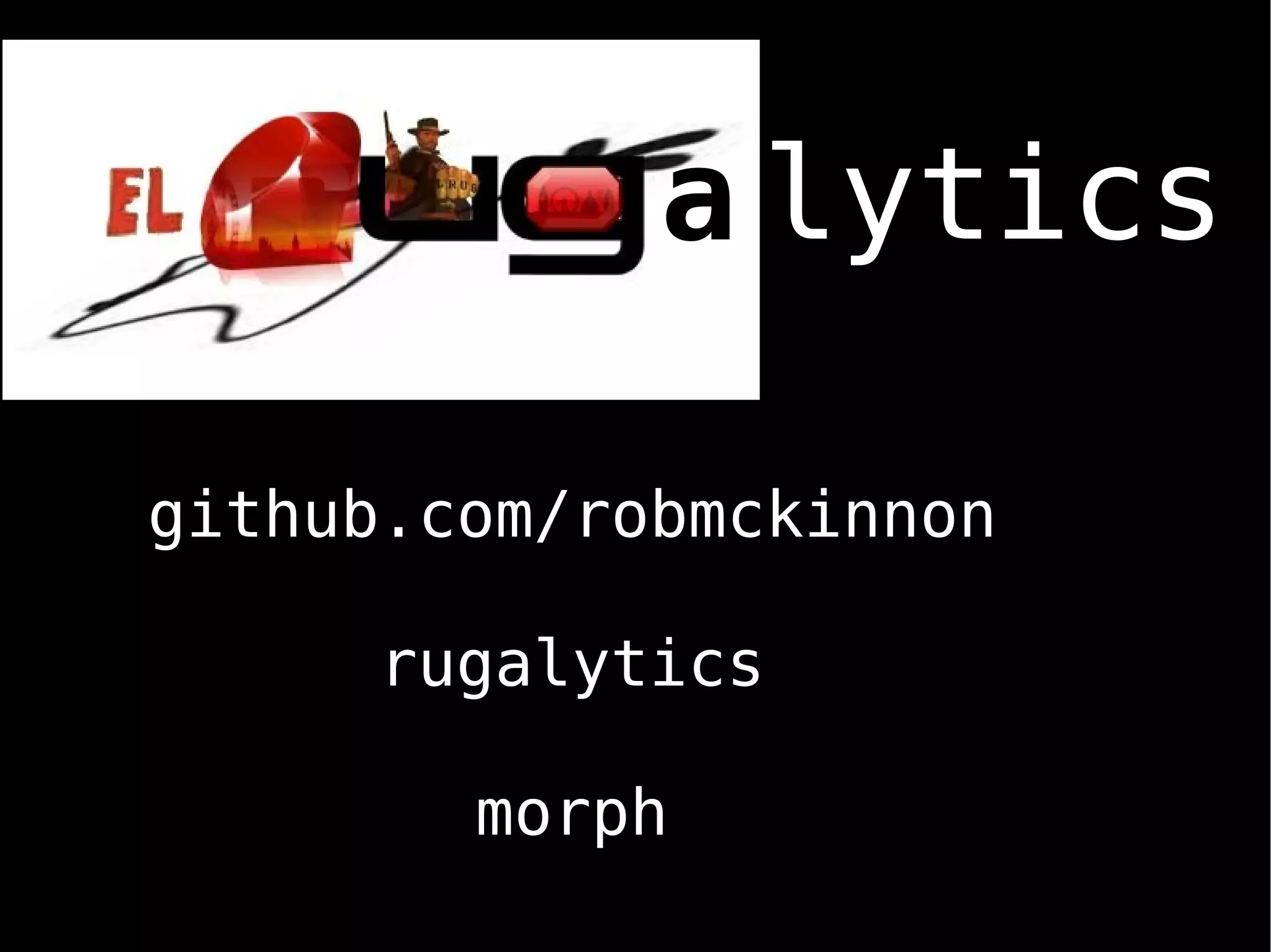 Rugalytics | Ruby Manor Nov 2008