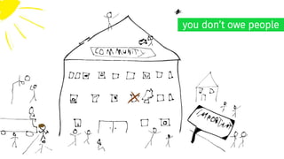 you don’t owe people
 