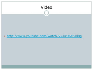 Video




 http://www.youtube.com/watch?v=UrU6zl5kl8g
 