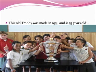  This old Trophy was made in 1954 and is 55 years old!
 
