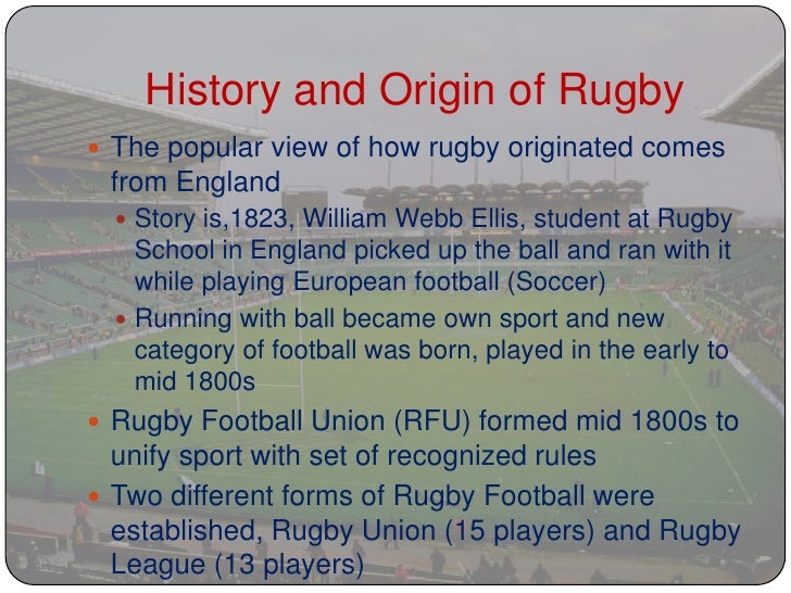rugby union rules