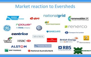 Market reaction to Eversheds
 