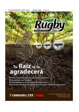 Farmagro | Beneficios Rugby     