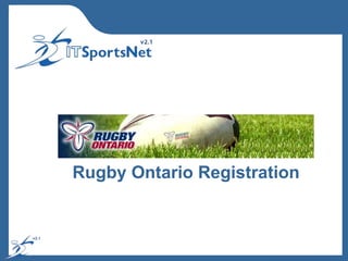 Rugby Ontario Registration 