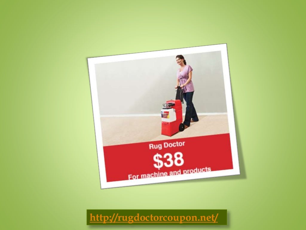 Rug doctor coupon