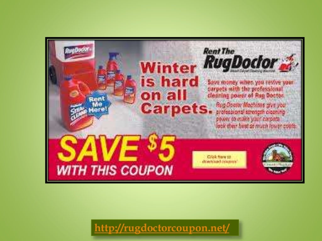 Rug doctor coupon uk