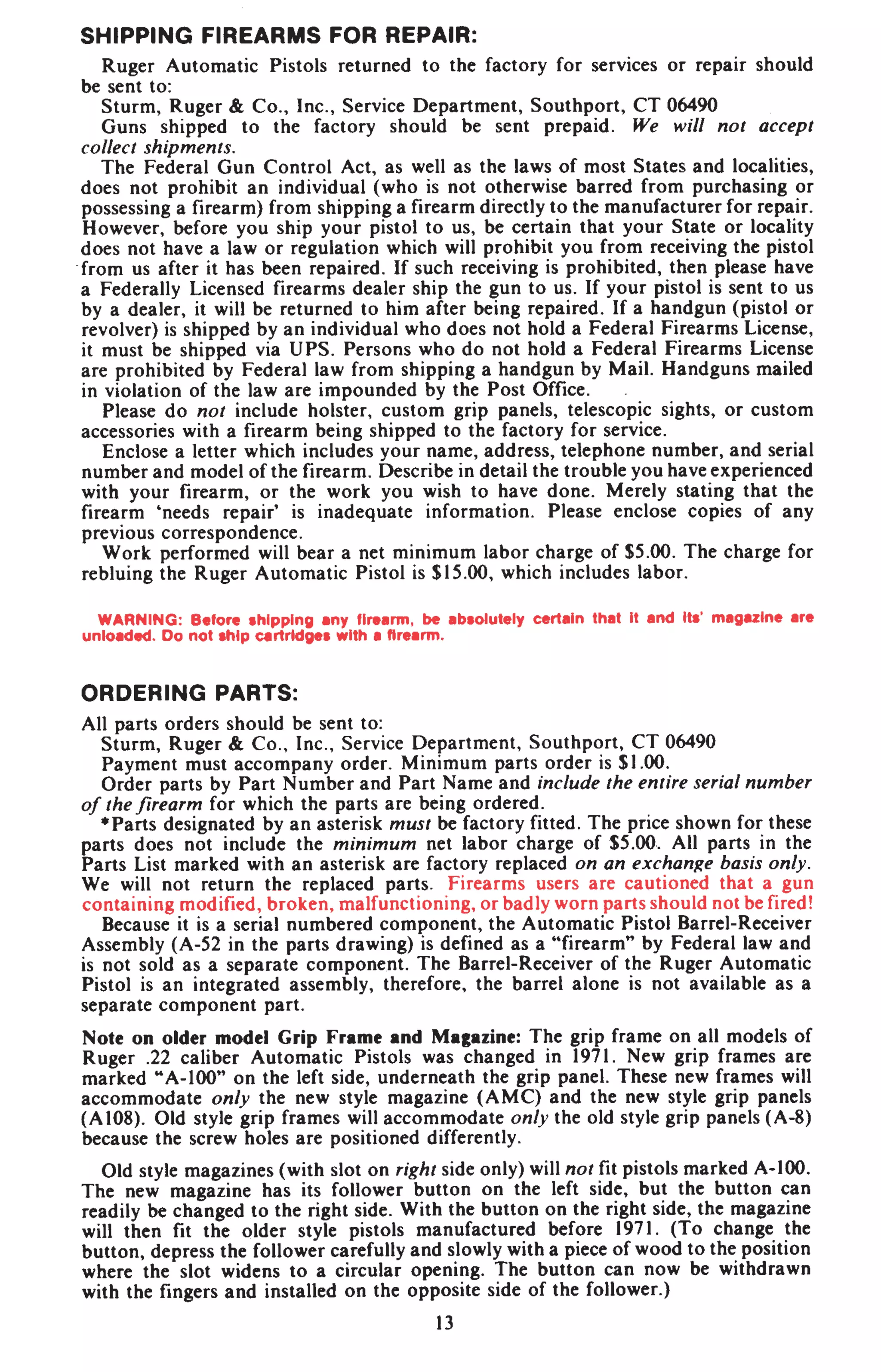 Ruger mark-i用户手册