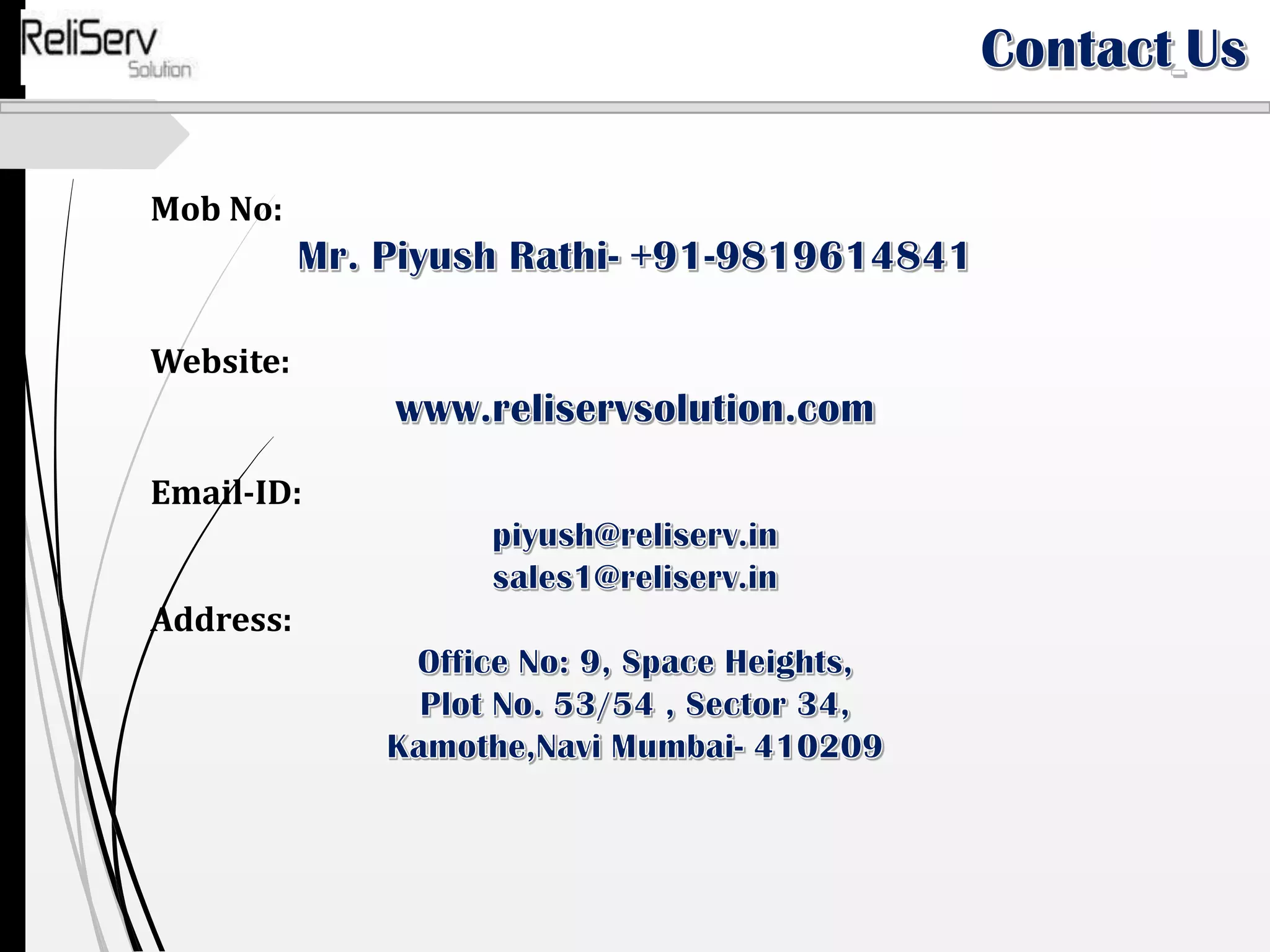 Mob No:
Website:
Email-ID:
Address:
 