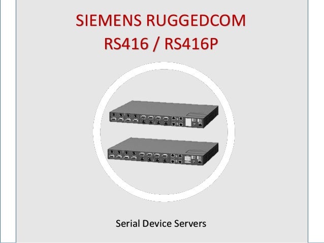 Ruggedcom Rs416 P Ruggedcom Rs416 P