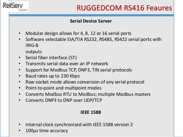 Ruggedcom Rs416 P Ruggedcom Rs416 P