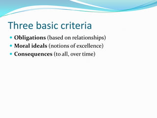 Media Ethics: Summary of Vincent Ryan Ruggiero | PPTX