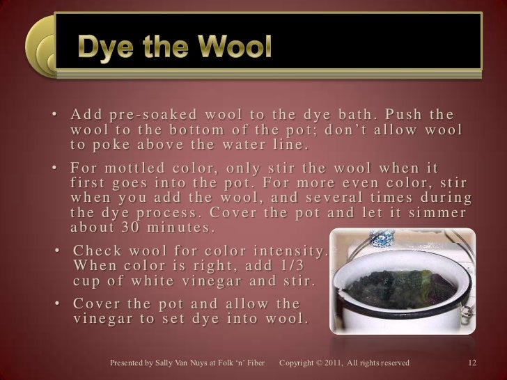 How to Overdye Wool for Hooked Rugs