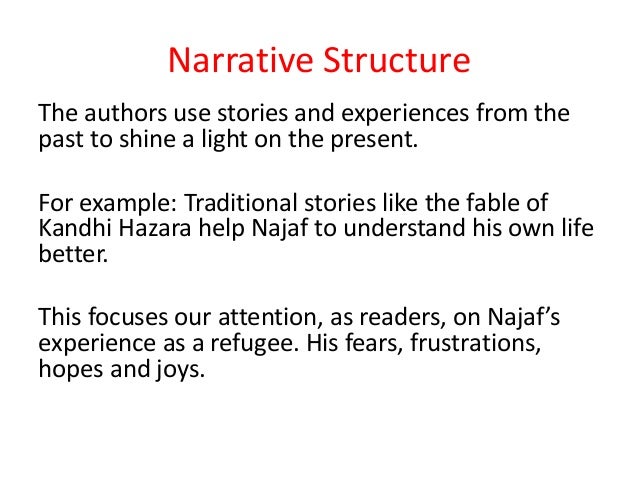 Narrative essay structure