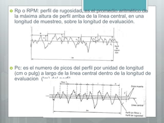 Rugosidade Rp Rugosidad.pptx estudiantes del instituto | PPTX