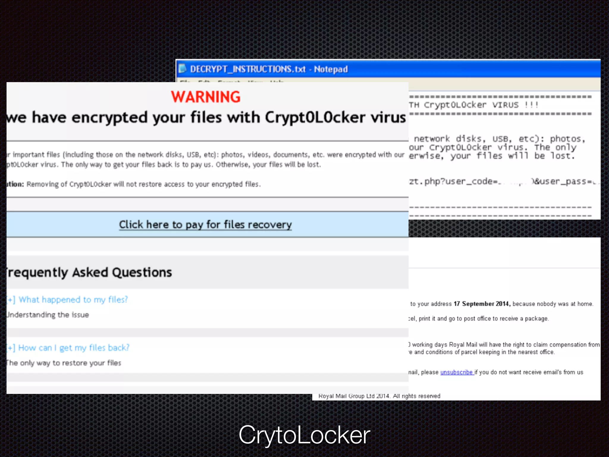 CrytoLocker
 