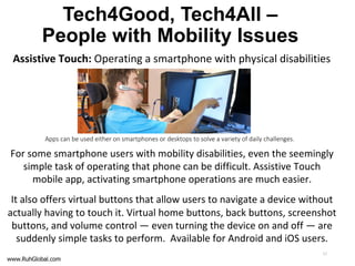 Tech4Good, Tech4All, and Digital Inclusion