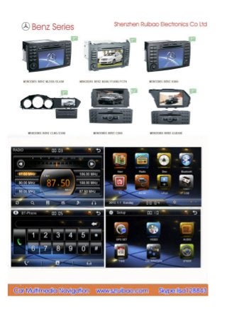 China Car DVD Player Navigation_Ruibao Electronics Catalogue_Lisa Peng 18033084278
