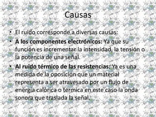 Ruido En La Comunicacion