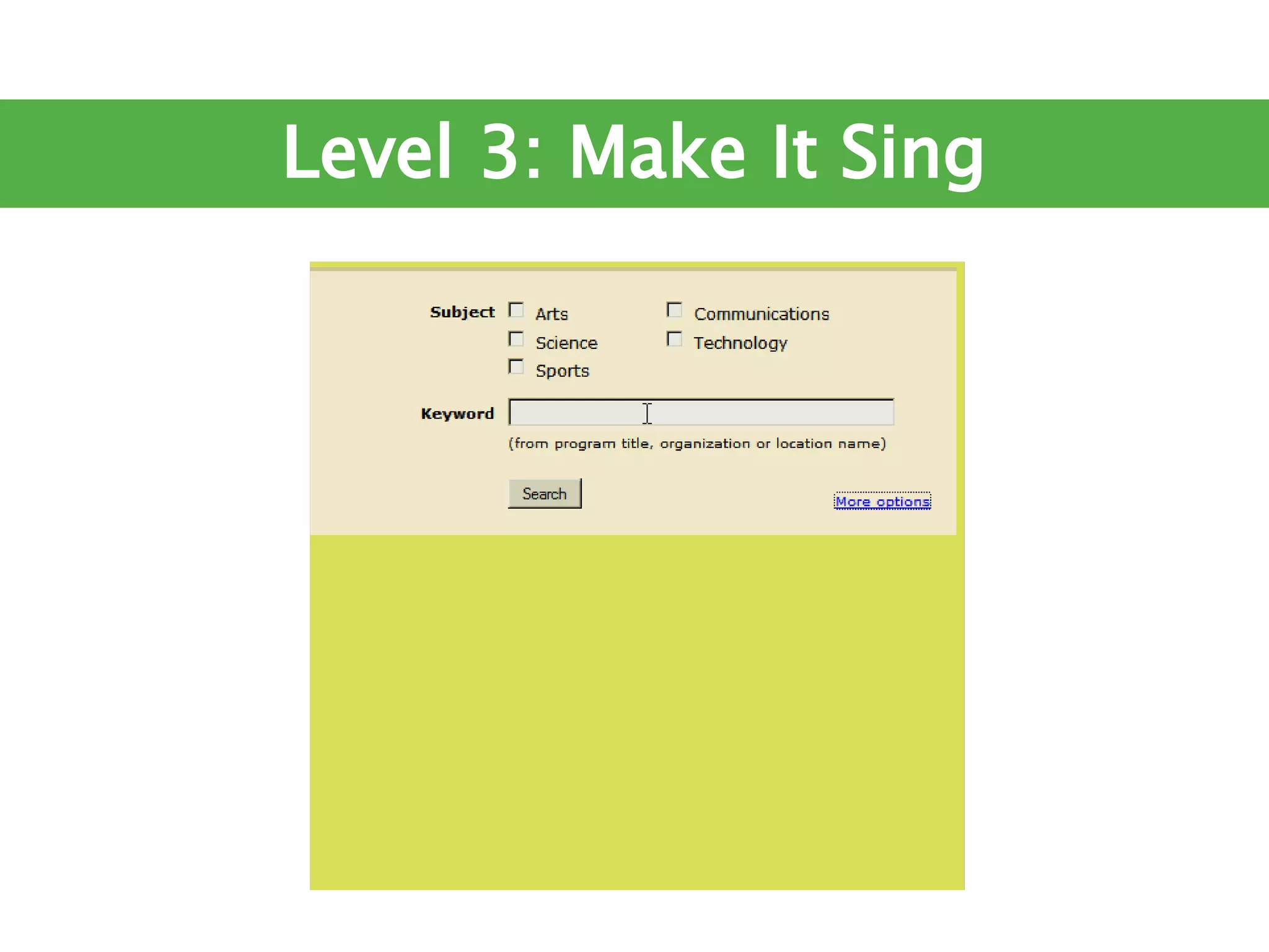 Ruining The User Experience (The Ajax Experience West 2007)