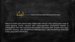 Rujuk Dan Iddah