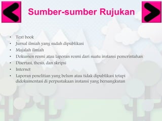 Slide Rujukan Rujukan | PPTX