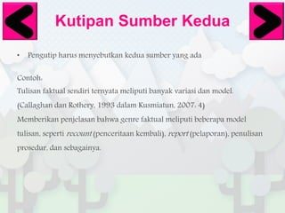 Slide Rujukan Contoh Untuk Membuat Rujukan Dalam Slide - MikaelaatDurham