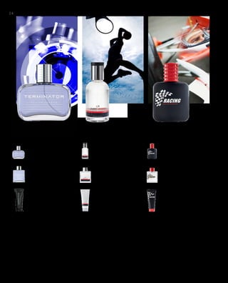 24
Яркий, загадочный и
бескомпромисс­ный.
Его мужественный
образ дополняет
свежий аромат
бергамота, лимона и
амбры.
Опережая время 3, 2, 1 – старт!
Спортивный дух,
элегантность и
мужественность –
в одном аромате.
Освежающая
цитрусовая нота,
динамическая
пикантность имбиря
и пряность
кардамона
гармонируют
с чувственно-
элегантным
древесным
ароматом и нотой
мускуса.
Шампунь для
волос и тела
200 мл
3392
659,00 руб.
Шампунь для
волос и тела
200 мл
30002
689,00 руб.
Шампунь для
волос и тела
200 мл
30022
689,00 руб.
Лосьон после
бритья
100 мл
3416
849,00 руб.
Лосьон после
бритья
100 мл
30001
849,00 руб.
Лосьон после
бритья
100 мл
30021
849,00 руб.
Парфюмерная
вода
50 мл
30020
1.439,00 руб.
Парфюмерная
вода
50 мл
30000
1.439,00 руб.
Парфюмерная
вода
50 мл
3414
1.439,00 руб.
Волнующий и
динамичный аромат
для мужчин,
преодолевающих
преграды и
нацеленных на
успех! Парфюм-
вихрь из
освежающего
апельсина,
кардамона,
жасмина и кедра.
Волна адреналина
Racing Парфюмерный набор 1 30023
Парфюмерная вода, шампунь для волос и тела
Обычная цена 2.128,00 руб.
Racing Парфюмерный набор 2 30024
Парфюмерная вода, лосьон после бритья
Обычная цена 2.288,00 руб.
Выгодная цена в наборе  1.989,00 руб.
Just Sport Парфюмерный набор 1 30003
Парфюмерная вода, шампунь для волос и тела
Обычная цена 2.128,00 руб.
Just Sport Парфюмерный набор 2 30004
Парфюмерная вода, лосьон после бритья
Обычная цена 2.288,00 руб.
Выгодная цена в наборе  1.989,00 руб.
Терминатор Парфюмерный набор 1 3568
Парфюмерная вода, шампунь для волос и тела
Обычная цена 2.128,00 руб.
Terminator Парфюмерный набор 2 3194
Парфюмерная вода, лосьон после бритья
Обычная цена 2.288,00 руб.
Выгодная цена в наборе  1.989,00 руб.
Наборы Наборы Наборы
 