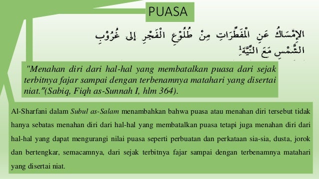 Rukhsah Puasa/hukum Kemudahan dalam Ibadah Puasa